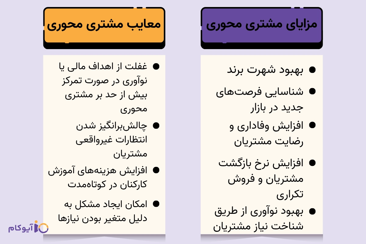 مزایا و معایب مشتری محوری