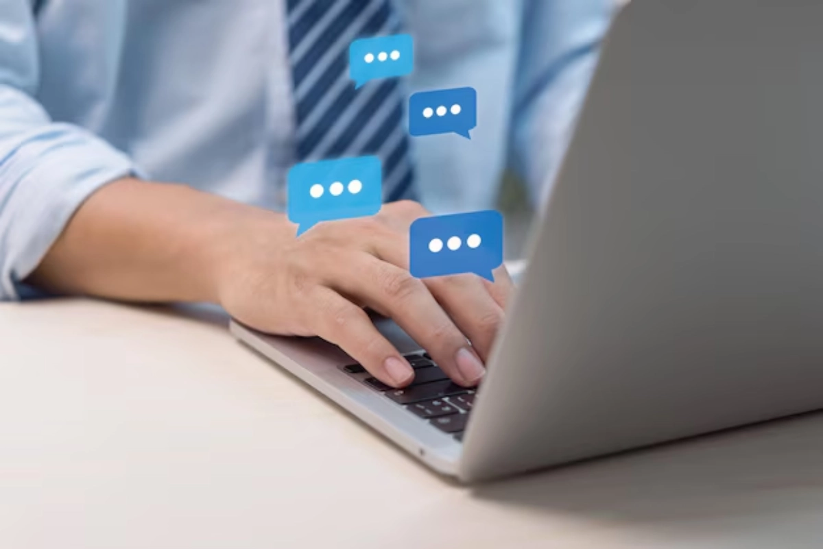 نحوه چت آنلاین با مشتری