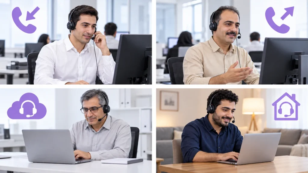 انواع مرکز تماس